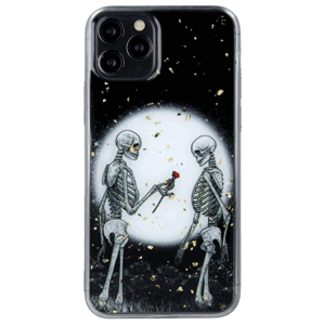 Silikónové puzdro na Apple iPhone 13 Pro Max Romantic Skeletons 2