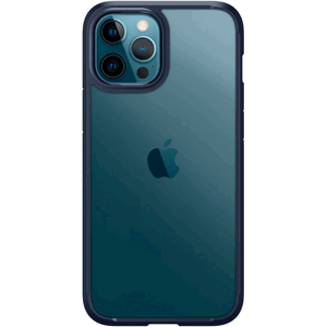 Odolné puzdro na Apple iPhone 12/12 Pro Ultra Hybrid Clear modré