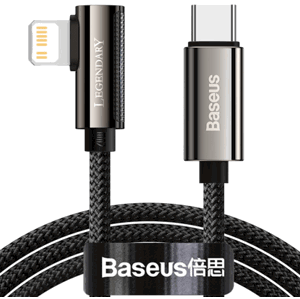 Kábel Baseus Legend, USB-C na Lightning PD20W, 2m, čierny