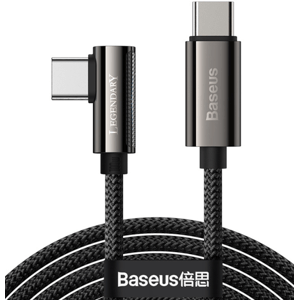 Kábel Baseus Legend, USB-C na USB-C PD100W, 2m, čierny