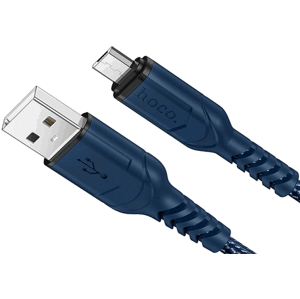 Kábel HOCO VICTORY X59, USB na microUSB 2,4A, 1 m, modrý