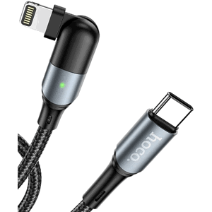 Kábel HOCO U100, USB-C na Lightning 8-pin PD 20W, 1.2m, čierny