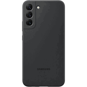 Silikónové puzdro Samsung na Samsung Galaxy S22+ 5G S906 EF-PS906TBE Silicone Cover čierne
