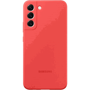 Silikónové puzdro Samsung na Samsung Galaxy S22+ 5G S906 EF-PS906TPE Silicone červené