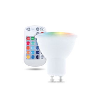 Forever LED Bulb GU10 RGB + White 5W + RC Forever Light