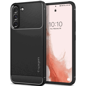 Odolné puzdro na Samsung Galaxy S22 5G Spigen Rugged Armor čierne