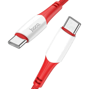 Kábel HOCO Ferry X70, USB-C na USB-C PD60W 3A, 1m, červený