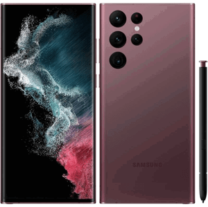 Samsung S908 Galaxy S22 Ultra 5G, 12/256 GB, Dual SIM, Burgundy - SK distribúcia