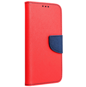 Diárové puzdro na Samsung Galaxy S22 5G Fancy červeno-modré