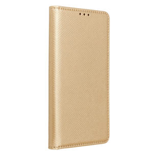 Diárové puzdro na Samsung Galaxy S22 Plus G906 5G Smart Book zlaté