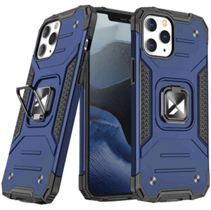 Odolné puzdro na Apple iPhone 12/12 Pro Ring Armor Rugged modré