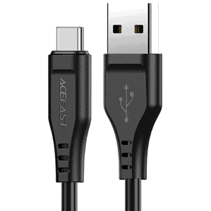 Kábel Acefast C3-04, USB na USB-C 3A, 1,2m, čierny