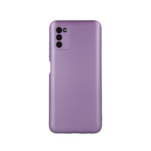 Silikónové puzdro na Samsung Galaxy S22 Ultra 5G Metallic fialové