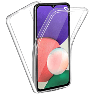 Silikónové puzdro na Samsung Galaxy A22 360 Full Cover transparentné