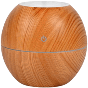 Air Humidifier LTC, 4 colors illuminated, 130ml, light wood