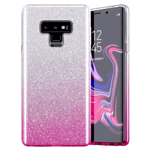 Silikónové puzdro na Samsung Galaxy A33 A336 5G Bling Shine TPU strieborno-ružové