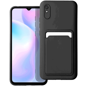 Silikónové puzdro na Xiaomi Redmi 9A/9AT/9i Forcell Card čierne