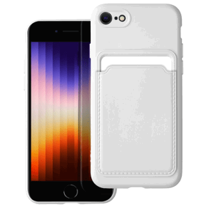 Silikónové puzdro na Apple iPhone 7/8/SE 2020/SE 2022 Forcell Card biele