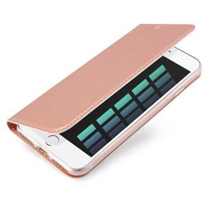 Diárové puzdro na Samsung Galaxy A22 A226 5G Dux Ducis Book Skin Pro ružovozlaté