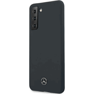 Silikónové puzdro Mercedes na Samsung Galaxy S21+ 5G G996 MEHCS21MSILNA Silicone modré