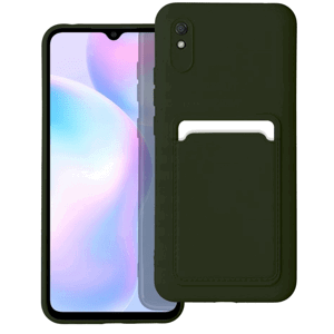 Silikónové puzdro na Xiaomi Redmi 9A/9AT/9i Forcell Card zelené