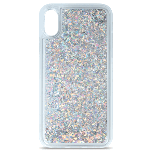 Silikónové puzdro na Samsung Galaxy S22 G901 5G Liquid Sparkle strieborné