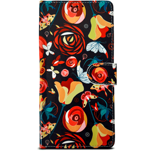 Diárové puzdro na Xiaomi Redmi Note 11 Pro 4G/5G Licence ART Book kvety a motýle