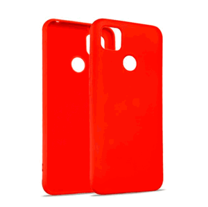 Silikónové puzdro na Xiaomi Redmi 10C Silicone TPU červené