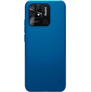 Plastové puzdro na Xiaomi Redmi 10C/Poco C40 Nillkin Super Frosted modrý