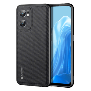 Plastové puzdro na Oppo Reno 7 5G Dux Ducis Fino Nylon TPC/TPU čierne