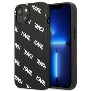 Kryt na Apple iPhone 13 Mini Karl Lagerfeld Allover Logomania KLHCP13SPULMBK3 čierne