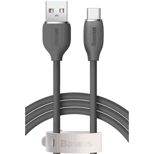 Kábel Baseus Jelly Liquid, USB - USB-C 100W, 2 m, čierny