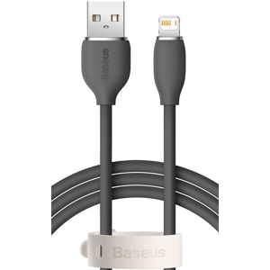 Kábel Baseus Jelly Liquid, USB na Lightning 2,4A, 1.2m, čierny