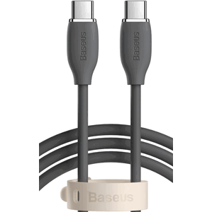 Kábel Baseus Jelly Liquid, USB-C na USB-C PD100W, 1.2 m, čierny