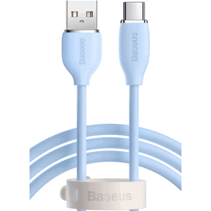 Kábel Baseus Jelly Liquid, USB na USB-C 100W, 1,2 m, modrý