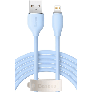 Kábel Baseus Jelly Liquid, USB na Lightning 2,4A, 2m, modrý