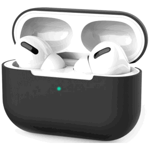Silikónové puzdro na Apple Airpods Pro Tech-protect Icon čierne