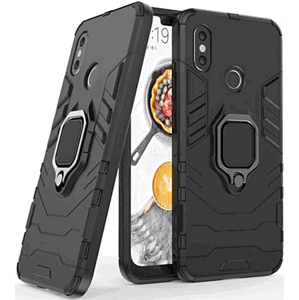 Odolné puzdro na Xiaomi Redmi 10 2020/2022 Ring Armor Rugged čierne