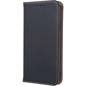 Diárové puzdro na Samsung Galaxy S21 FE 5G G990 Geniune Leather Smart Pro čierne