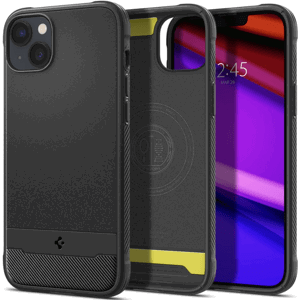 Odolné puzdro na Apple iPhone 14 Spigen Rugged Armor Mag čierne