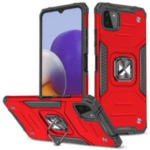 Odolné puzdro na Apple iPhone 13 Pro Max Ring Armor Rugged červené