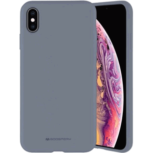 Silikónové puzdro na Apple iPhone XS Max Mercury Silicone levanduľové