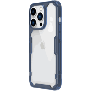 Silikónové puzdro na Apple iPhone 14 Pro Max Nillkin Nature TPU Pro modré