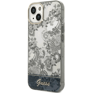 Plastové puzdro Guess na Apple iPhone 14 Pro GUHCP14LHGPLHG Toile De Jouy sivé