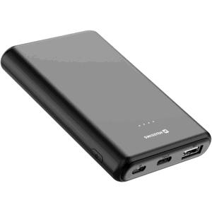 Powerbanka Swissten Line, 5000 mAh, 10 W, čierna