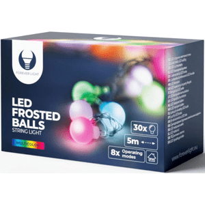Osvetlenie Forever String Light LED FROSTED BALLS FB53 5m 30 balls 230V multicolor