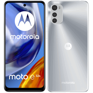 Motorola Moto E32s, 4/64 GB, Dual SIM, strieborná - SK distribúcia