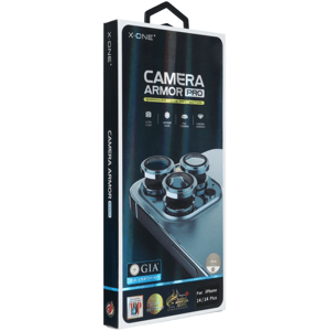 Tvrdené sklo na fotoaparát na Apple iPhone 14 Pro/14 Pro Max X-ONE Zafír Camera Armor Pro
