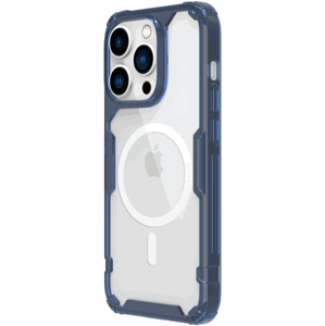 Silikónové puzdro na Apple iPhone 14 Pro Max Nillkin Nature TPU Pro Magnetic modré