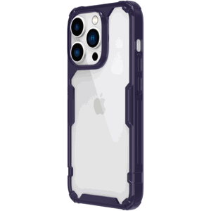 Silikónové puzdro na Apple iPhone 14 Pro Nillkin Nature TPU Pro fialové